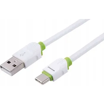 Datový kabel Kabel MYWAY USB - USB-C 1 m bílý