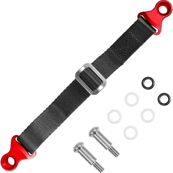 Nářadí na motocykly BIKETEC PAS (pásek) TEKSzadní pro vytažení motocyklu do motocykly japonských společně se šrouby, 350mm X 2,5mm X 25mm barva černá/červená (BIKETEC PAS (pásek) TEKSzadní pro vytažení motocyklu do motocykly japonských společně se šrouby, 350mm X 2,5mm X 25m