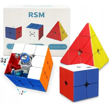 Hlavolam Sada kostek Speed Cube MOYU 2x2 / 3x3 / Pyramida