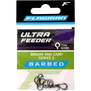 Rybářský háček Flagman Ultra Feeder Bream and Capr S3 Háčky na dno 10 ks