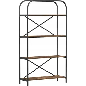 Knihovna Police z dřevotřísky VidaXL 80 x 30 cm dub wenge