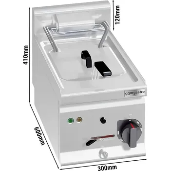 fritéza G.Gastro Elektrická fritéza - 10L - 9 kW