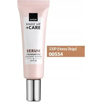 Make-up AVON Make Up + Care Podkladová Báze Sérum 3v1 SPF30 Foundation - 330P HONEY BEIGE