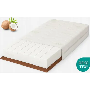 Matrace Matrace PRODYŠNÁ KOKOS 80X150 Bílá ALOE VERA pěna středně tvrdá