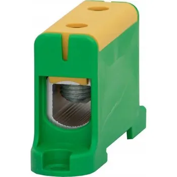 svorka SVORKOVNICE JEDNOPÓLOVÁ ZU (16mm2-95mm2) AL/CU ŽLUTO/ZELENÁ F-ELEKTRO