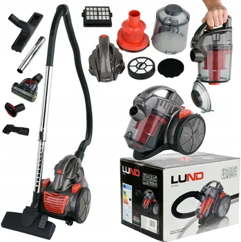 Vysavač Bezsáčkový vysavač LUND VYSAVAČ s HEPA TURBOKARTÁČ , 700 W, 5 kartáčů 67090