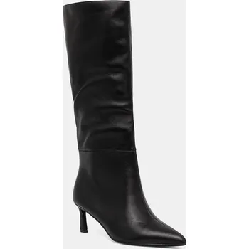 Dámské kozačky Kožené kozačky Steve Madden Lavan 11003290.017 černá 99X, EUR 40