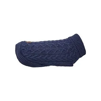 Postroj pro psa Obleček svetr rolák pro psy ŽAKÁROVÝ 30cm modrá Zolux