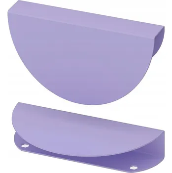 Obraz IKEA BEGRIPA Úchytka fialová půlkruhová 130 mm 2 kusy