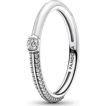 Prsten Dvojitý prsten PANDORA Me Pavé a bílá 52 192528C02-52