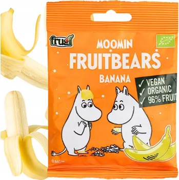 Bonbon Moomin Želé Bonbony , Bio ovocné Želé Bonbony , Banán, 40g Moomin 40g