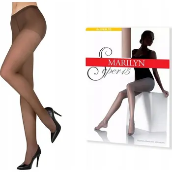 Dámské punčochy Polomatné Punčocháče Super 15 Marilyn MOGANO 2-S