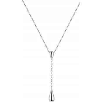 Náhrdelník Dámský stříbrný náhrdelník řetízek kapky stříbro o ryzosti 925 nastavitelný