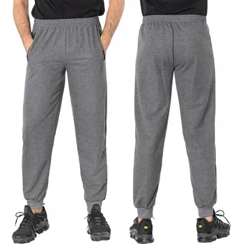 Megitarnow pánské tepláky černé barvy, velikost 6XL