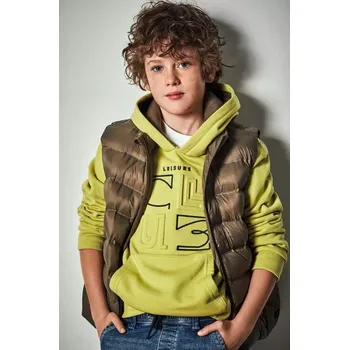 Chlapecká mikina Chlapecká mikina s kapucí Mayoral 7447-77 zelená velikost 160