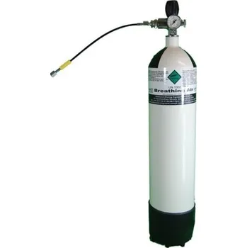 Potápěč. láhev Midland s manometrem a hadicí - 7l