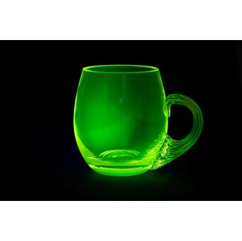 Sklenice Pivní sklenice z magického uranového skla - obsah 0,3 l