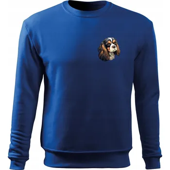 Pánská mikina Mikina bez kapuce K214P SAMOLOT PLANE modrá vel M