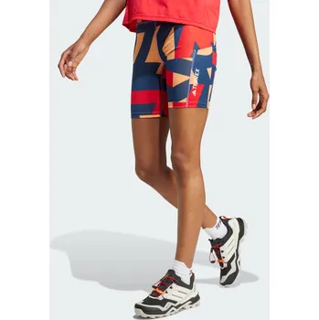 Pánské kraťasy ADIDAS Šortky Terrex Multi 8-Inch Tight Printed XL ORANŽOVÁ|ČERVENÁ