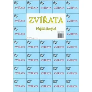 Karetní hra Zvířata - Najdi dvojici