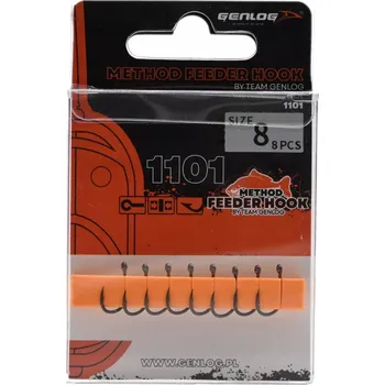 Rybářský háček Háčky na zem s protihrotem Genlog 1101 Classic Boilie 8 ks