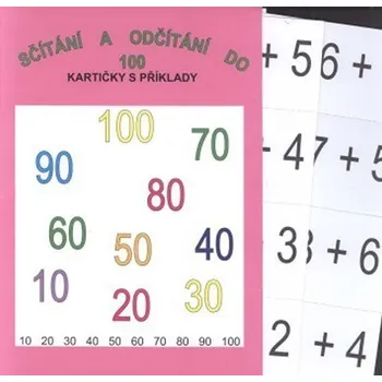 Matematika Sčítání a odčítání do 100 (16 kartiček s příklady - 64 příkladů na sčítání a 64 na odčítán