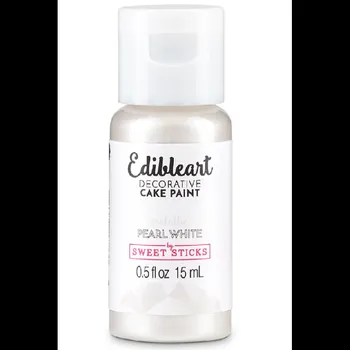 Metalická barva tekutá 15ml Pearl White - Sweet Sticks | Skvělé pro Váš domácí dort