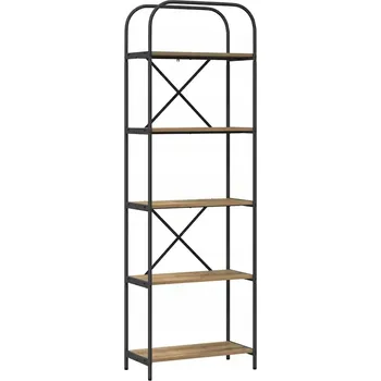 Knihovna Police dřevotříska VidaXL 60 x 30 cm dub artisan