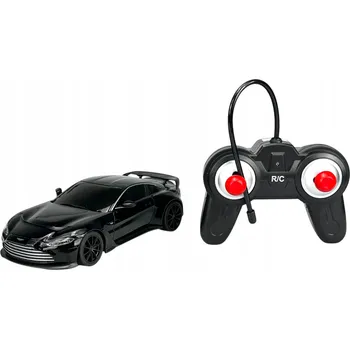 autíčko ALLOY CAR ASTON Martin 2022 V12 VANTAGE ČERNÝ R/C 1:24 NOVÝ OVLADATELNÝ