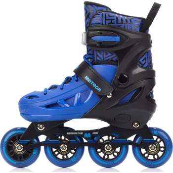 Kolečkové brusle KOLEČKOVÉ BRUSLE NASTAVITELNÉ KOLEČKOVÉ BRUSLE PRO MLÁDEŽ VÝKONNÉ METEOR LOKY S 30-33 LED kola
