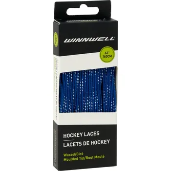 Tkaničky do bot Tkaničky Winnwell (Voskové) Royal/White Velikost: 183 cm