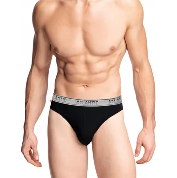 Pánské spodní prádlo ATLANTIC SLIPY MP-1562 ČERNÉ M