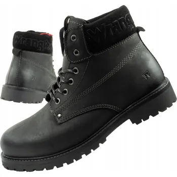 Pánská zimní obuv Pánské boty, kotníkové boty kozačky, Wrangler Arch vel. 45, elegantní kůže