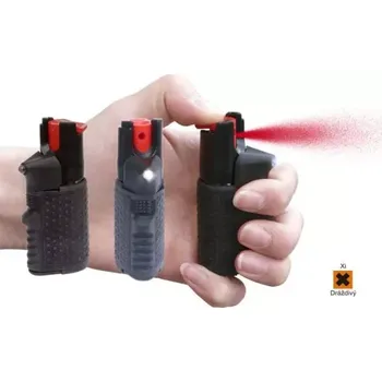 Sebeobrana Pepřový sprej se svítilnou HURRICANE FLASHLIGHT