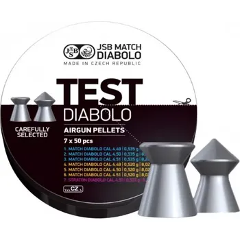 Diabolka Diabolo JSB Match TEST pro pušku .177, 4,5mm