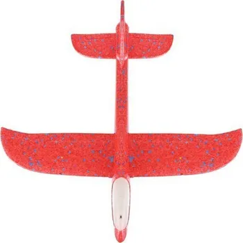 ISO Pěnové Házecí Letadlo LED 47x49 Červená