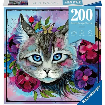 Puzzle Puzzle Ravensburger 129607 Kočičí oči 200 dílků