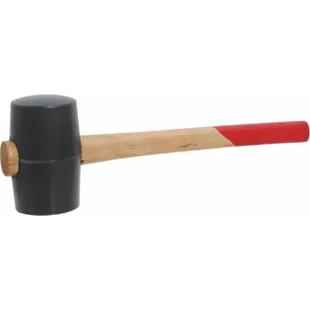 Kladivo Modeco gumové kladivo s dřevěnou rukojetí 500g (MN31024)