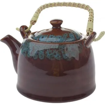 Konvice na čaj Keramická konvička na čaj 850 ml, modrá