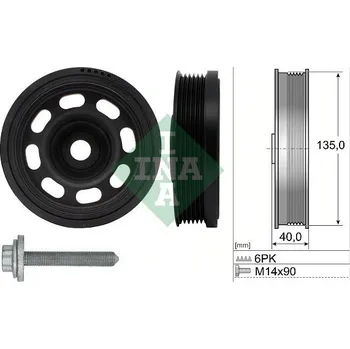 Sada řemenice, kliková hřídel Schaeffler INA 544 0184 20