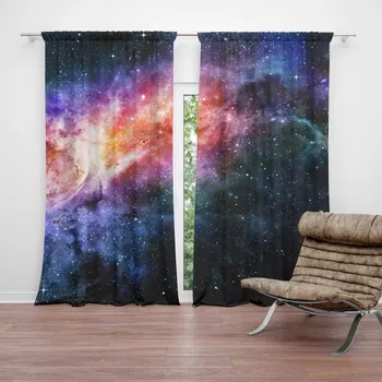 Závěs Sablio Závěs Vesmírná záře: 2ks 140x250cm