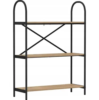 Knihovna Police dřevěná VidaXL 80 x 30 cm dub artisan