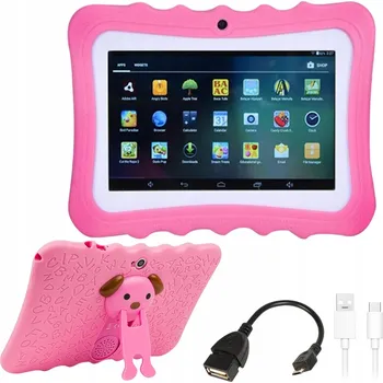 Tablet TABLET PRO DĚTI 7" EDUKAČNÍ HRY HRAČKY SADA 2/32 GB RŮŽOVÝ DÁREK