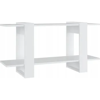 Knihovna Bílá police na knihy 100x30x51 cm, dřevěný materiál