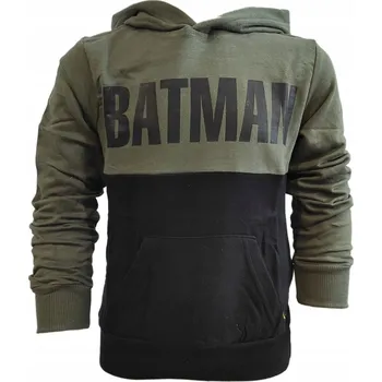 Pánská mikina BATMAN MIKINA S KAPUCÍ KLOKANKA BATMAN R128