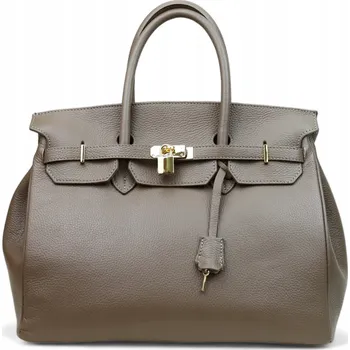 Kabelka MORANTI kabelka z pravé kůže, transparentní