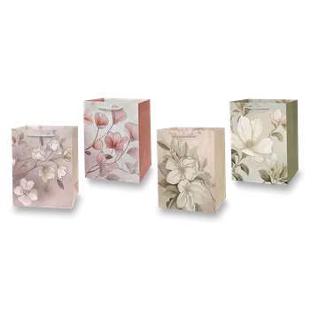 Dárková taška Dárková papírová taška - velikost M, mix barev