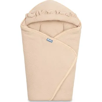 Zavinovačka Zavinovačka 2v1 do autosedačky, kočárku, mušelín, bavlna, béžová