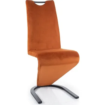 Jídelní židle Jídelní židle Ramona Velvet, oranžová