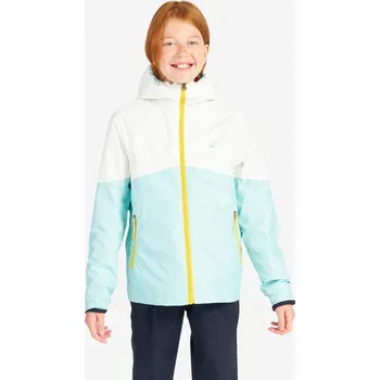 DECATHLON Dětská nepromokavá bunda na plavbu Sailing 100 8 LET BÍLÁ|MODRÁ